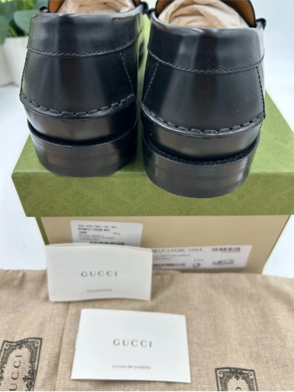 Men’s Gucci GG supreme Tasso loafer size 11.5 it’s 12 US made in Italy